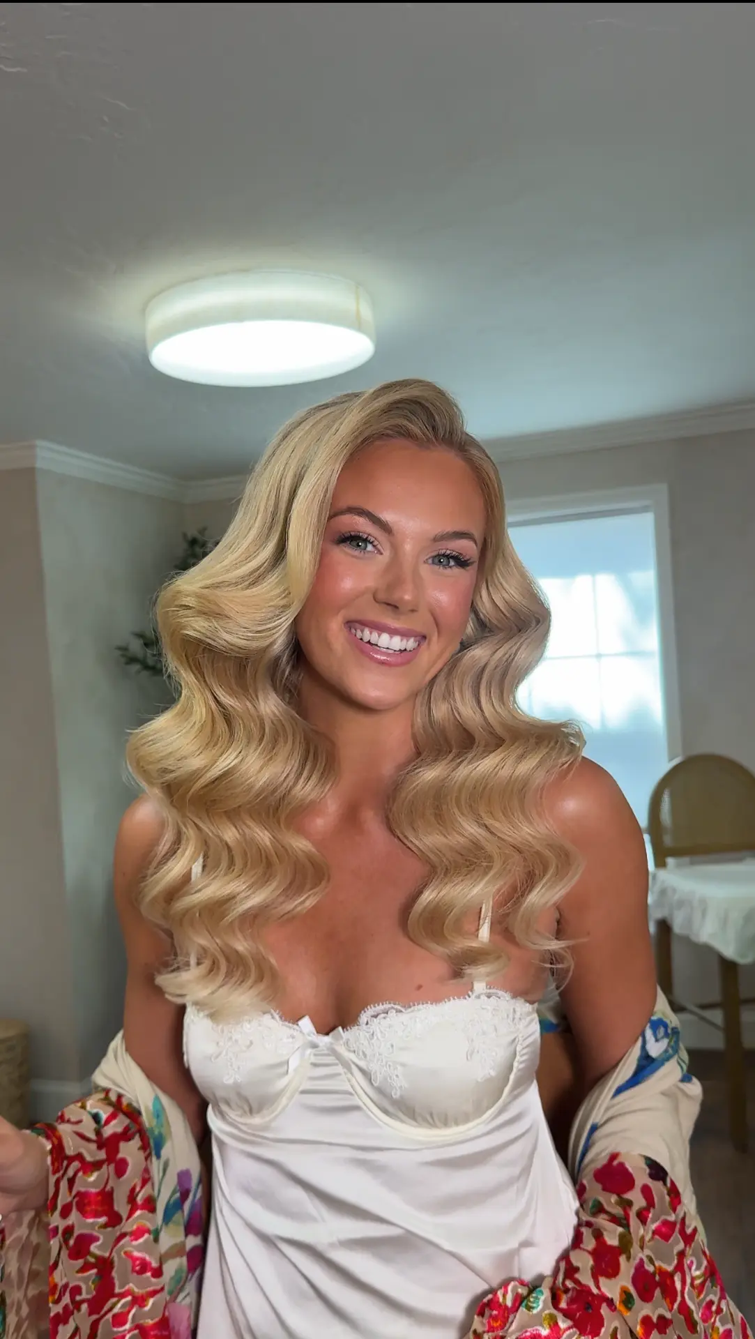 Bride with soft glam makeup by Maddy Donohue
